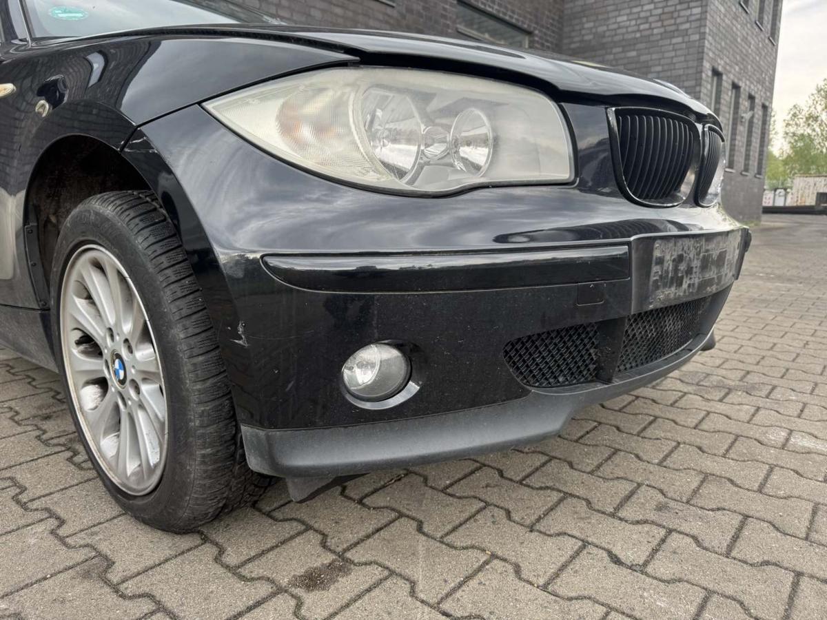 BMW 1er E87 original Sto&szlig;stange Stossf&auml;nger vorn 475 Blacksapphire Bj.2005